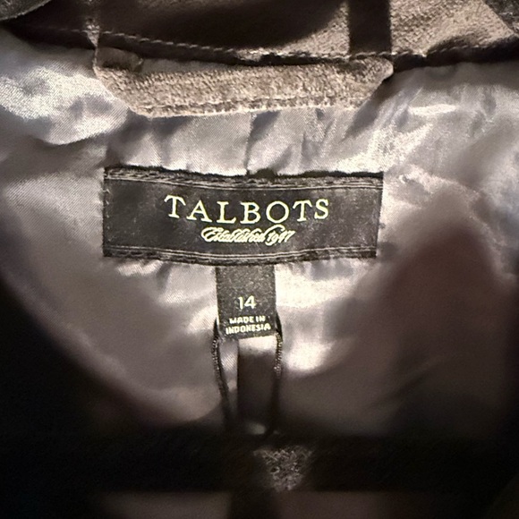 *SALE* NWT Talbots Wool Blend Velvet Button Front Jacket - women’s 14 - Picture 3 of 10